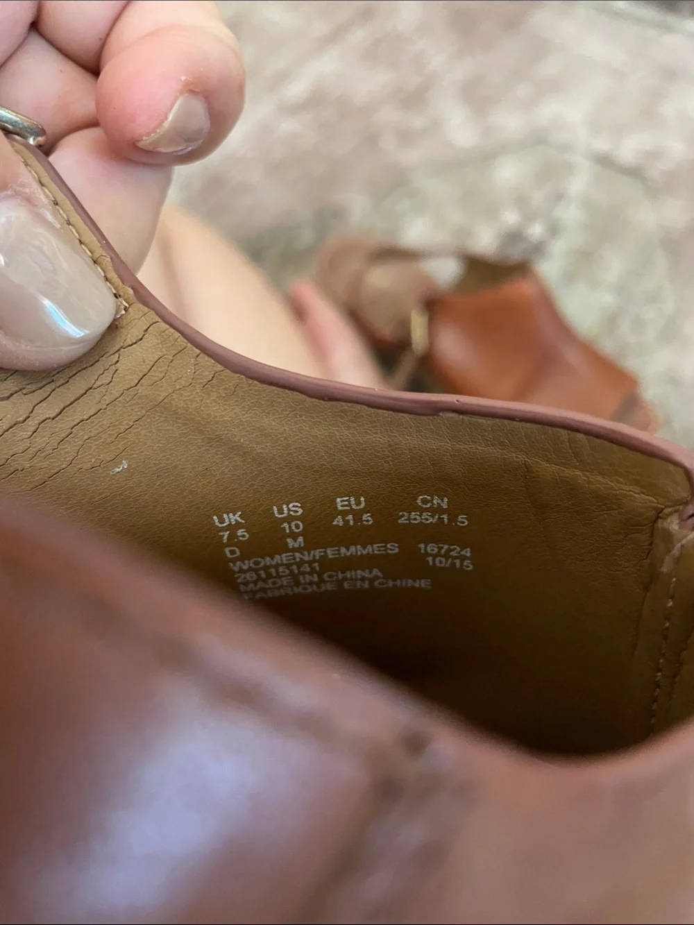 Clarks Women’s Brown Leather Espadrille Slingback Sandals